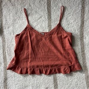 terracotta aerie flowy tank top